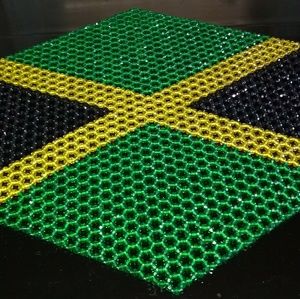 Handmade beads doilies